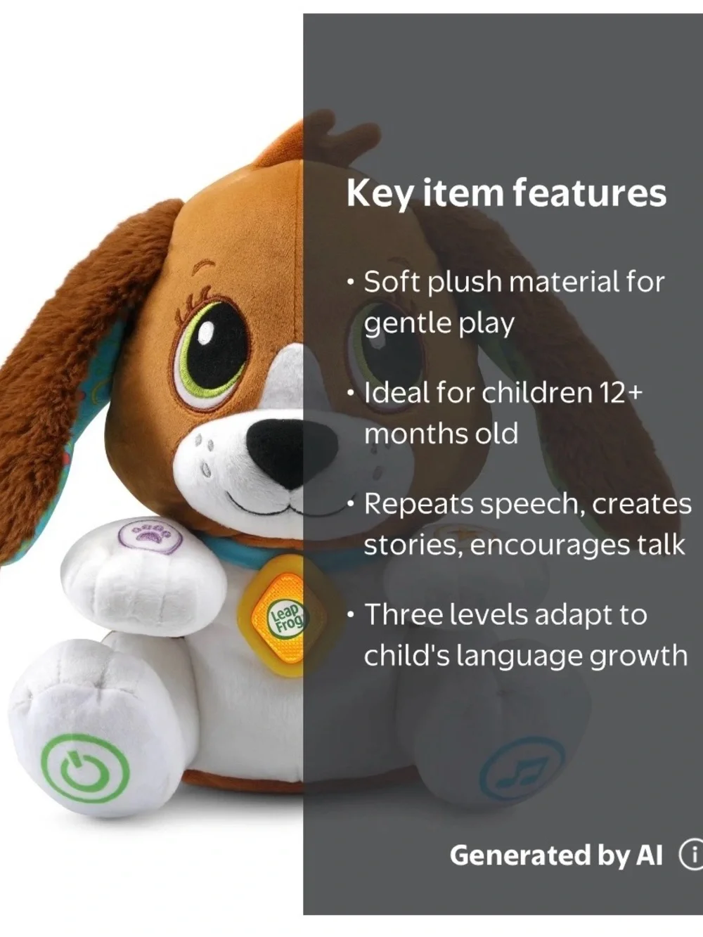 LeapFrog Speak & Learn Puppy (Bailey)